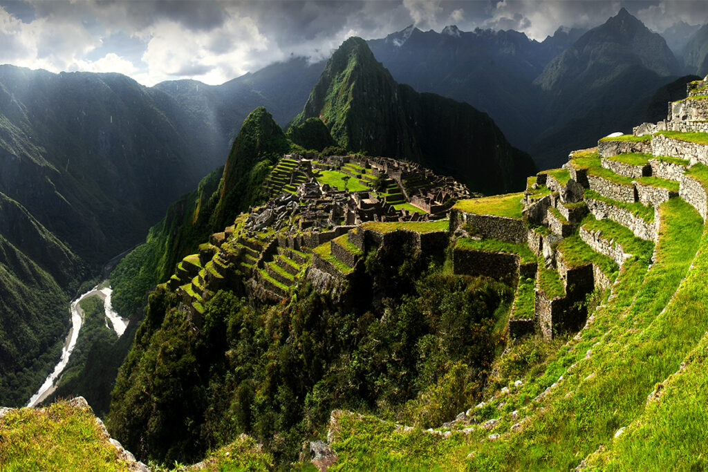 Machu Picchu im Urubambatal in Peru.