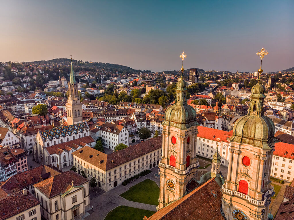 Blick auf die Stadt St. Gallen