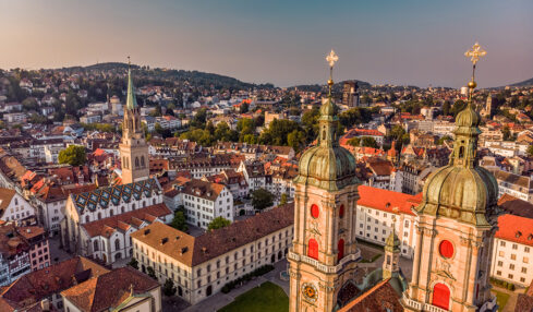 Blick auf die Stadt St. Gallen