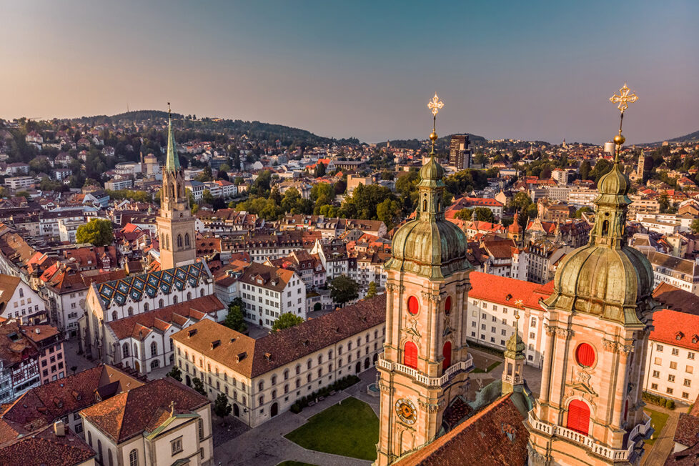 Blick auf die Stadt St. Gallen