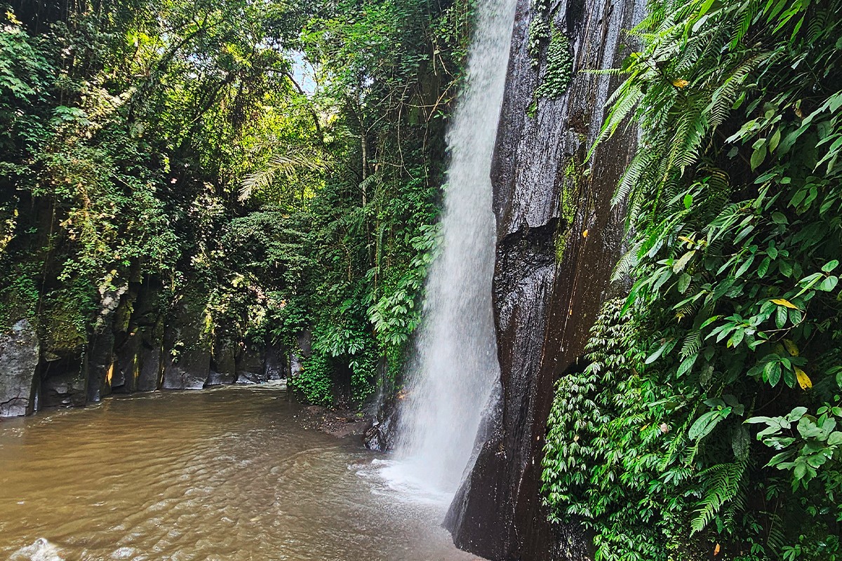 Der Wasserfall «Tjampuhan» in Bali